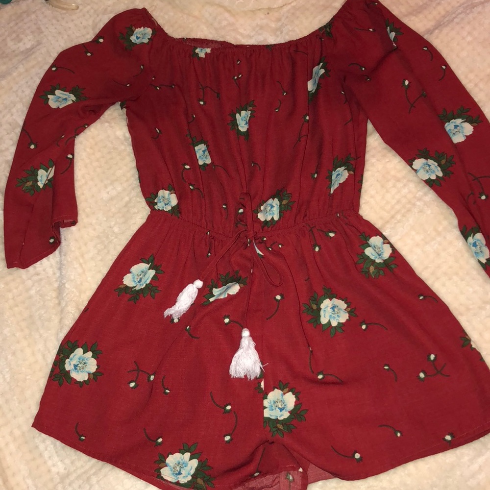 off the shoulder romper